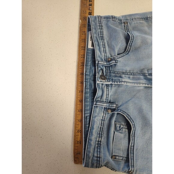 Buffalo David Bitton Axel Jeans Mens 32x29 Blue Slim Stretch Denim Light Wash - Picture 4 of 8